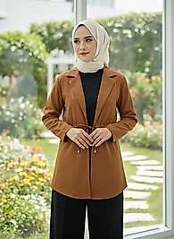 BElİ BÜZGÜLÜ CEKET